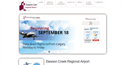 Desktop Screenshot of dawsoncreekairport.com