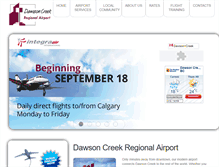 Tablet Screenshot of dawsoncreekairport.com